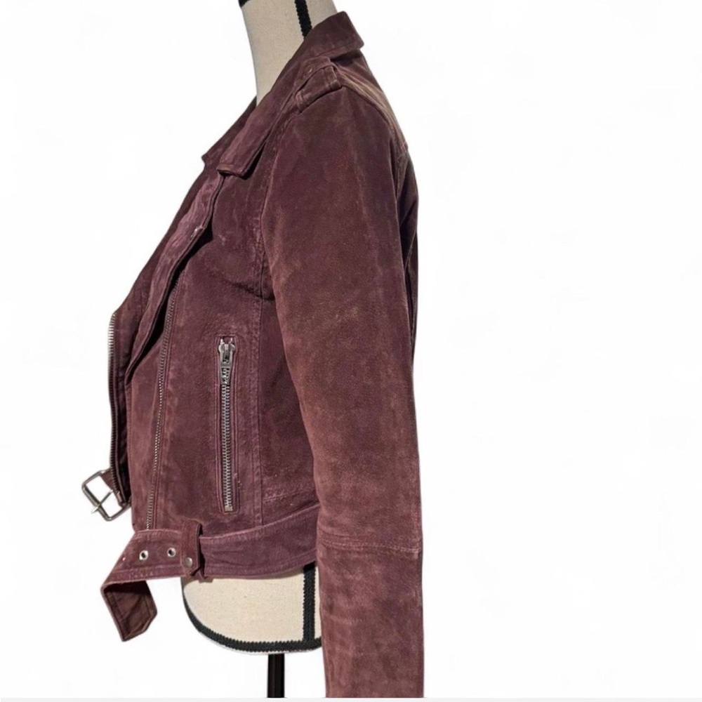 Blank NYC burgundy leather jacket - Picture 6 of 13